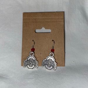 Handmade Ohio State Earrings
